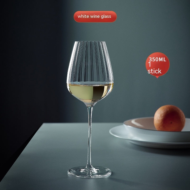 Experience Elegance with the Rainbow Burgundy Crystal Red Wine Glass